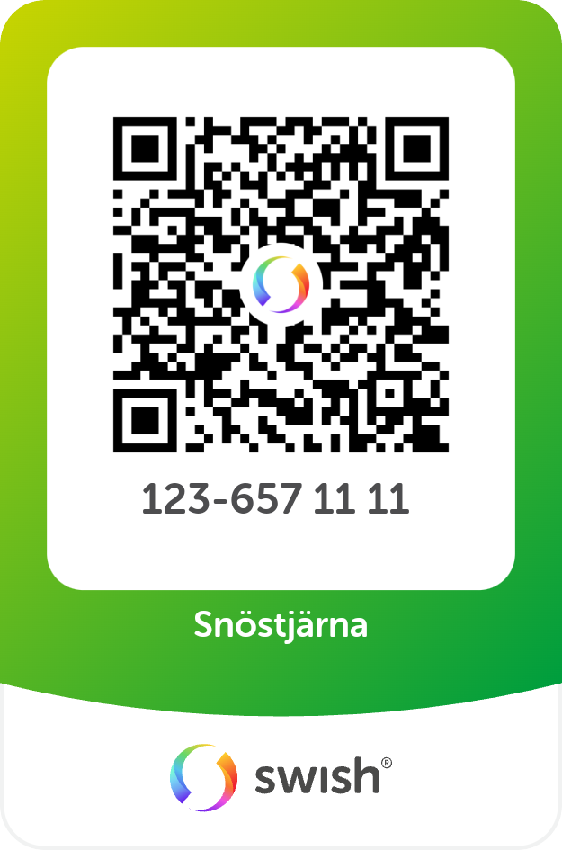 QR-kod till swish